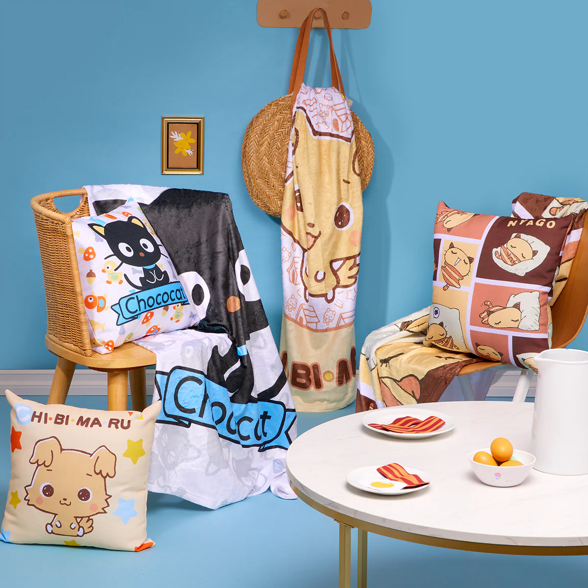 Chococat Classic Throw Blanket - Image 5