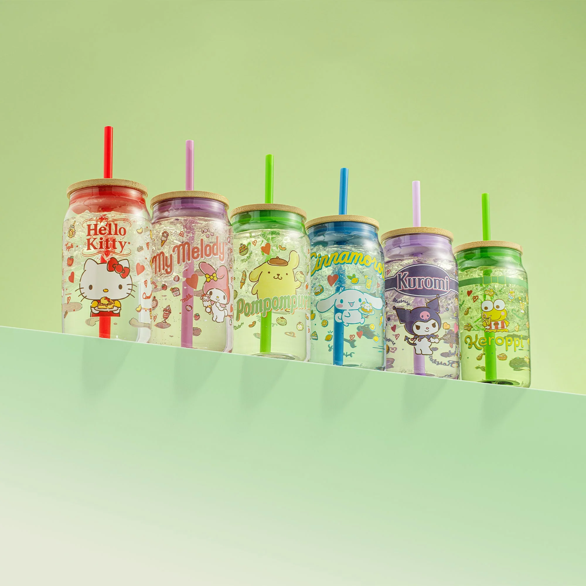 Cinnamoroll Favorite Flavor Lidded Glass Tumbler - Image 3