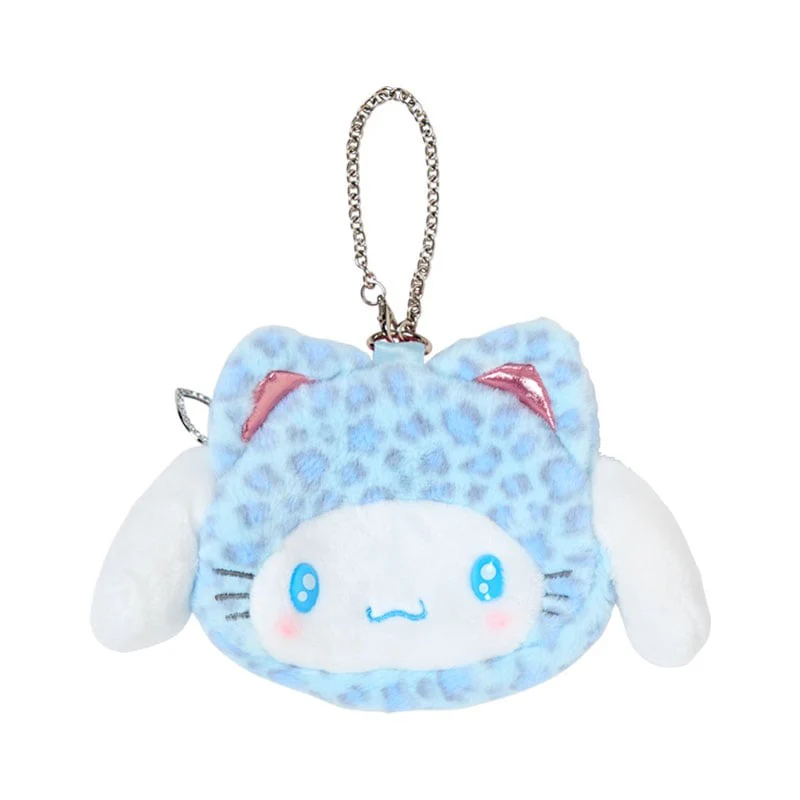 Cinnamoroll Plush Mini Pouch (Leopard Cat Series)