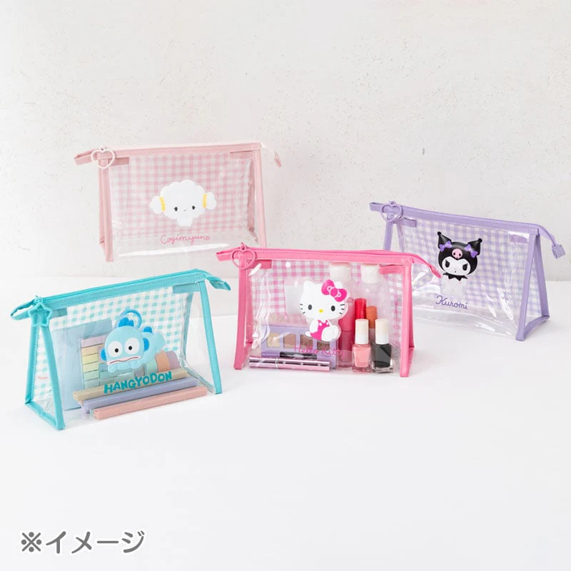 Cogimyun Clear Gingham Zipper Pouch - Image 3