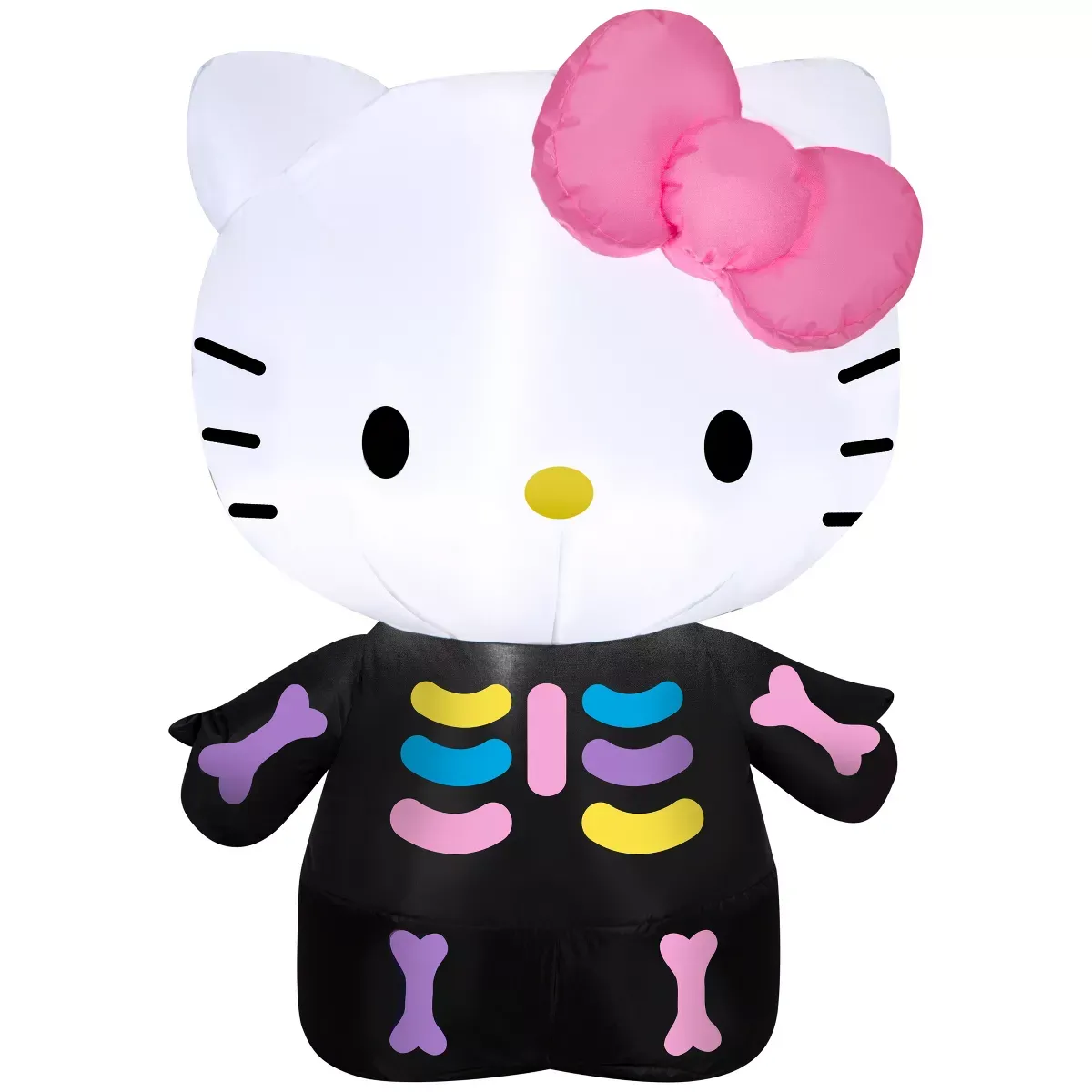 Hello Kitty 3ft Airblown Inflatable (Neon Skeleton) - Image 2