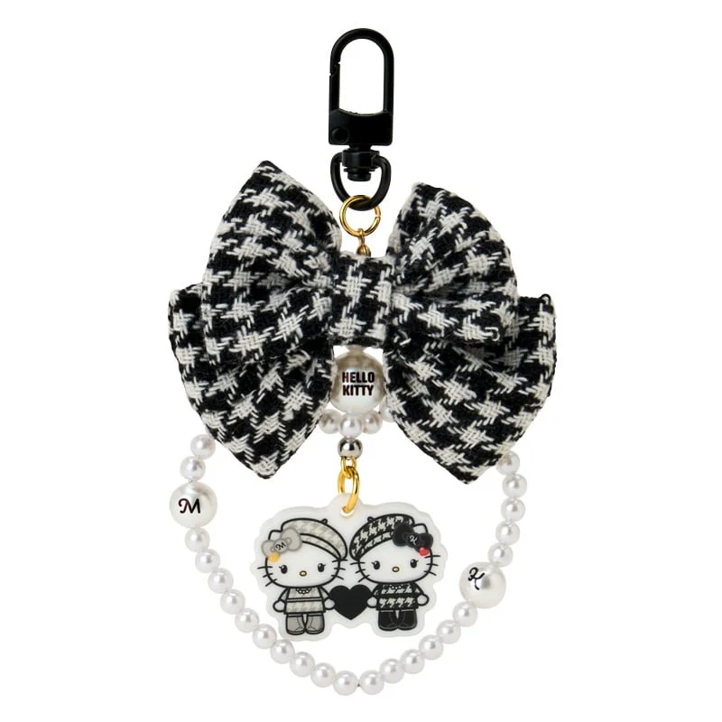 Hello Kitty Acrylic Keychain (Monochrome Birthday Twins Series)