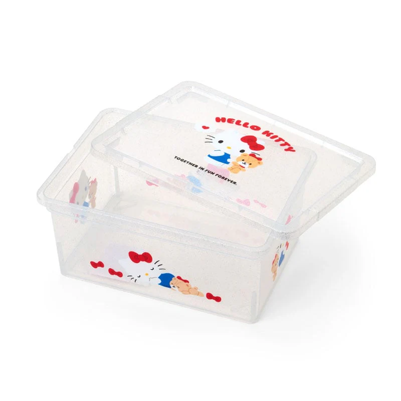 Hello Kitty Clear Glitter Storage Bin (S) - Image 2