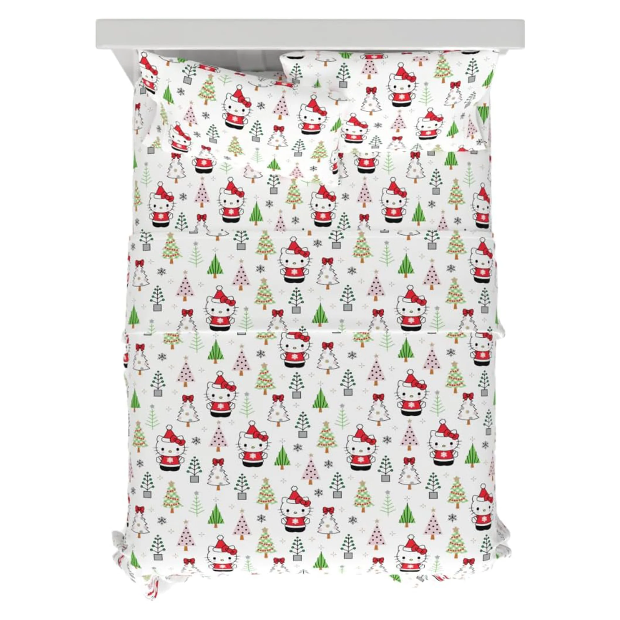 Hello Kitty Holiday Cotton Flannel Sheet Set - Image 9