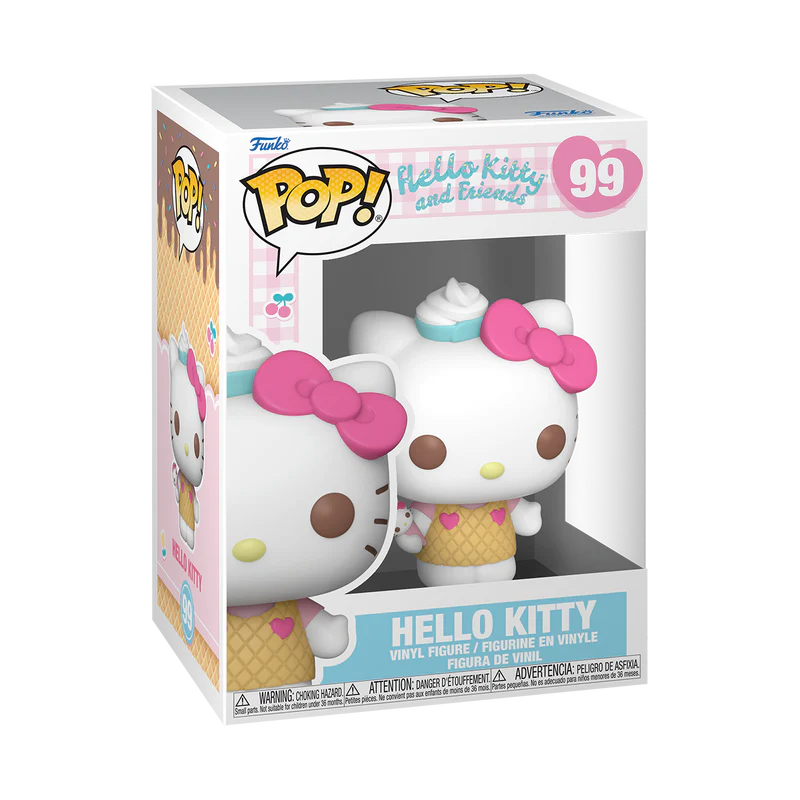 Hello Kitty Ice Cream Funko Pop! (No. 99 Hello Kitty and Friends Series) - Image 3