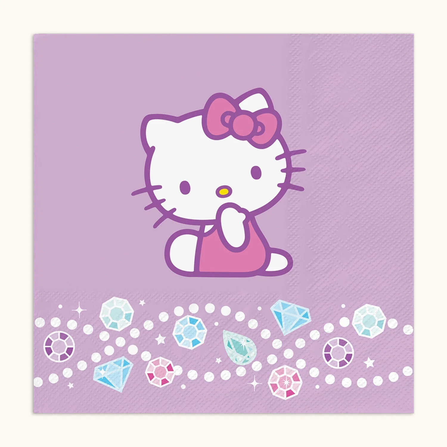 Hello Kitty x Studio Oh! Bejeweled Luncheon Napkins