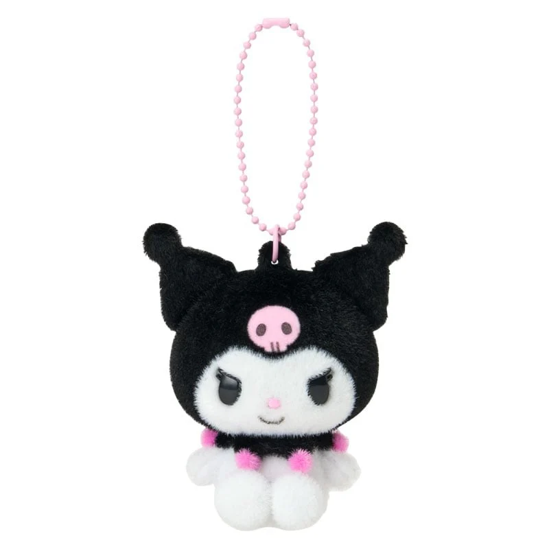 Kuromi Classic Flocked Keychain Mascot