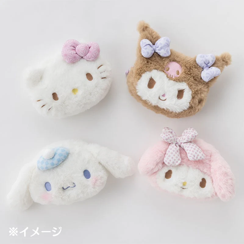 Kuromi Plush Mini Face Pouch (Retro Pastel Series) - Image 3