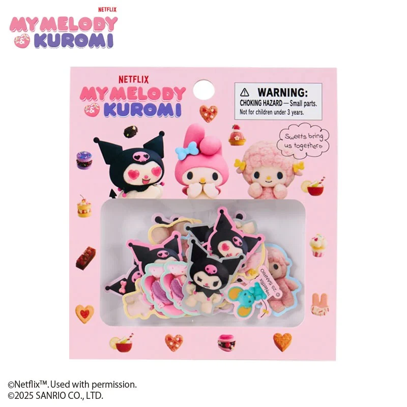 My Melody & Kuromi 26-pc Mini Sticker Pack (My Melody & Kuromi Netflix Series)
