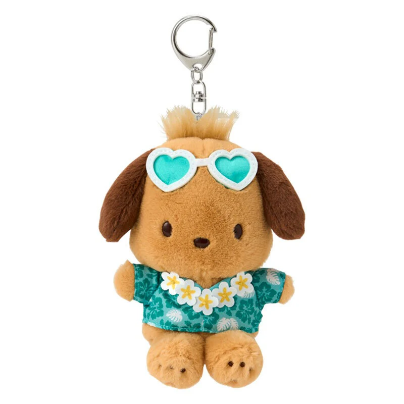 Pochacco Plush Mascot Keychain (Suntan Series)