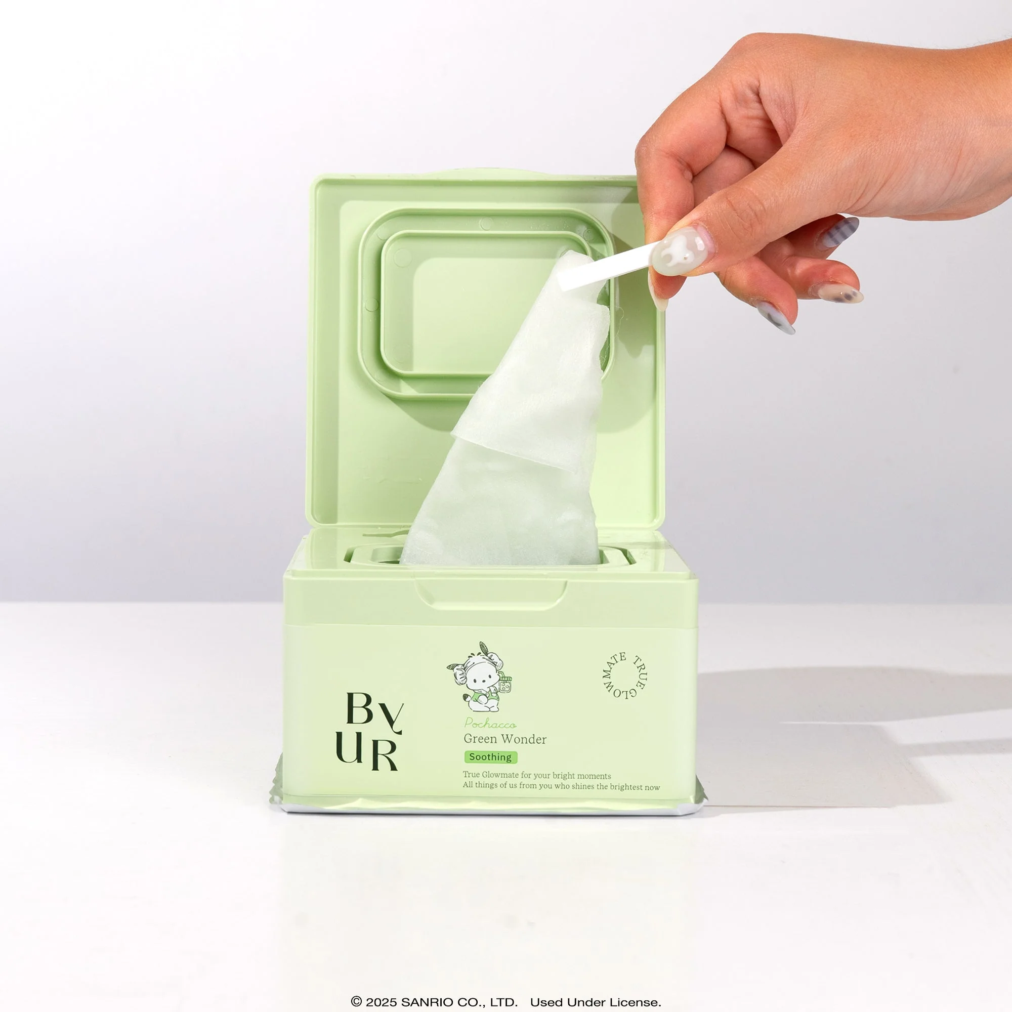 Pochacco x ByUR Green Wonder Daily Aqua Serum Mask (Sanrio K-Spa Edition) - Image 4