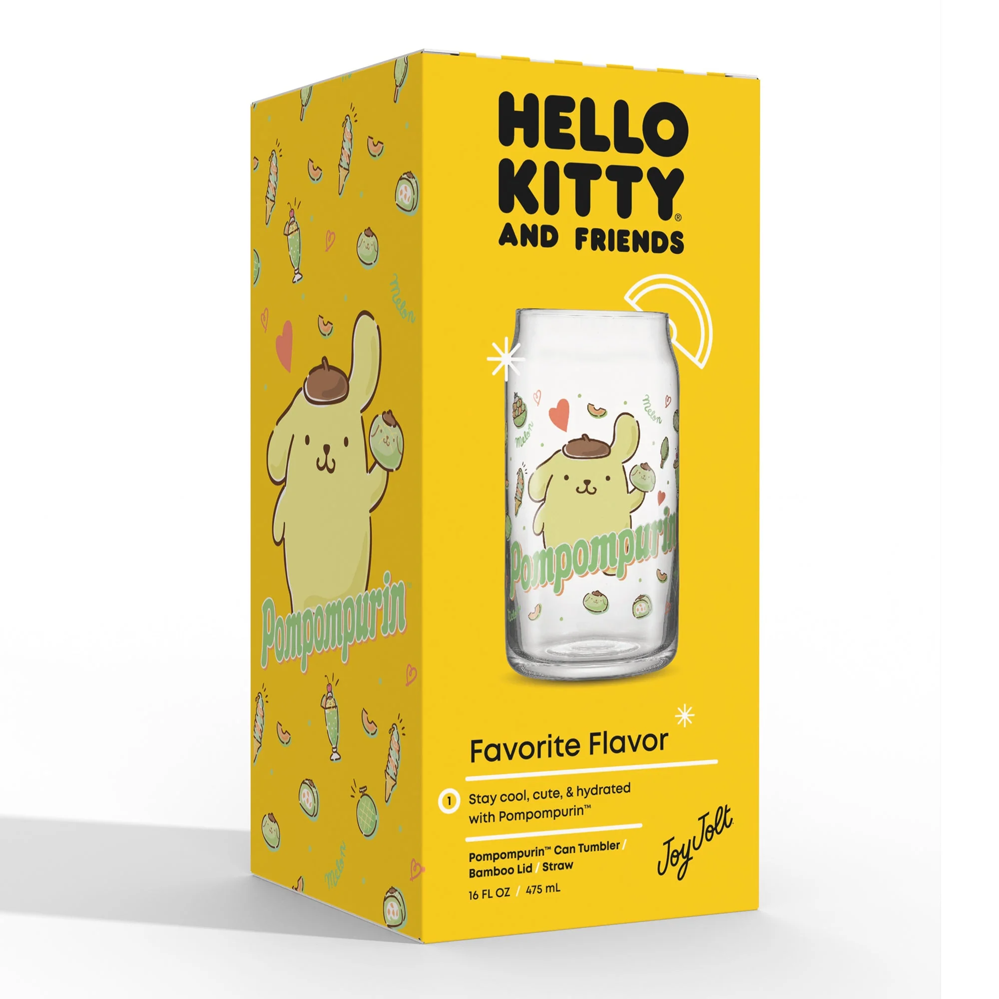 Pompompurin Favorite Flavor Lidded Glass Tumbler - Image 11