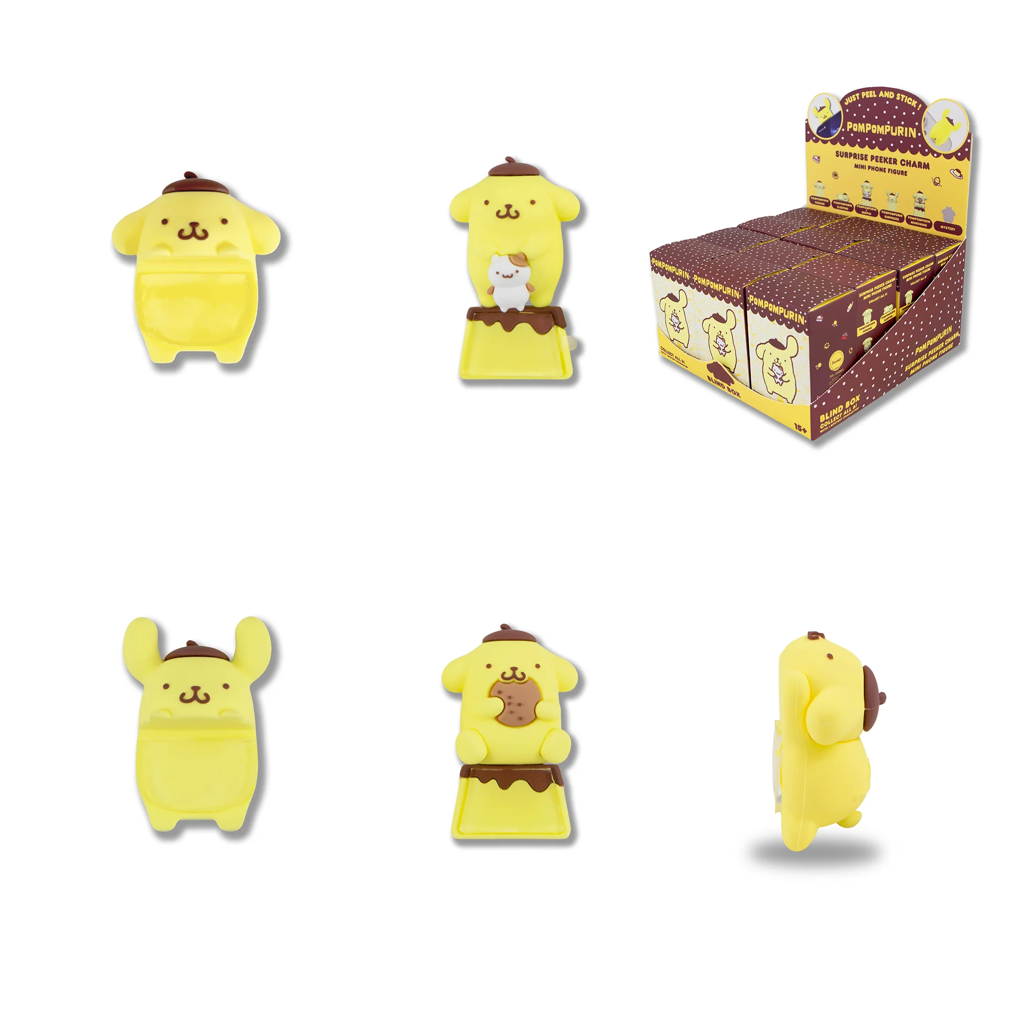 Pompompurin & Friends x Sonix Old School Peeker Charms Blind Box