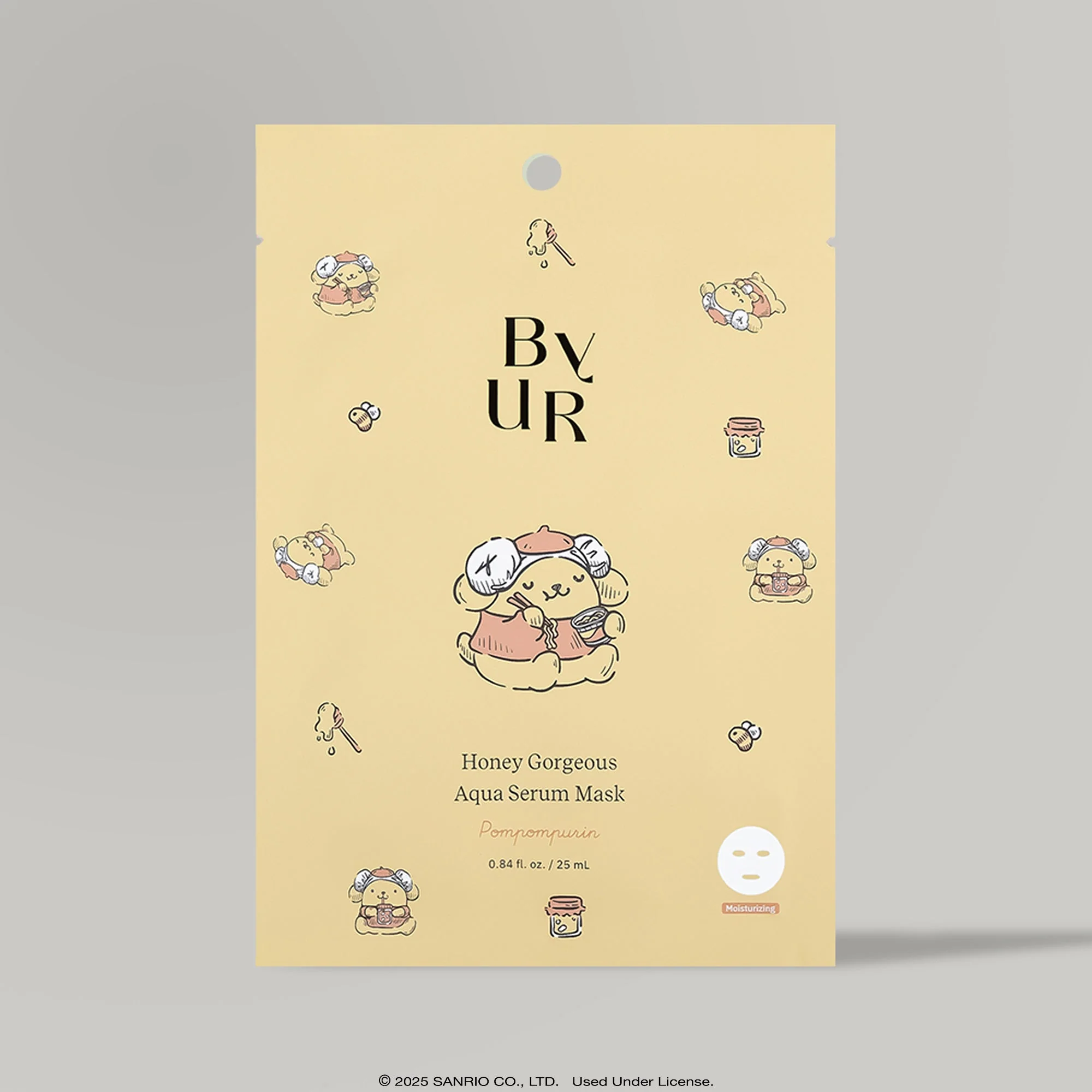 Pompompurin x ByUR Honey Gorgeous Aqua Serum Mask (Sanrio K-Spa Edition)