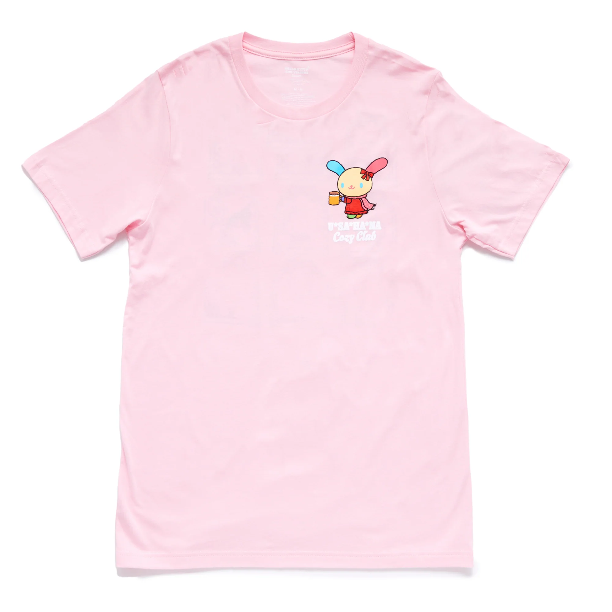 U*SA*HA*NA Adult Cozy Club Tee (Pink)